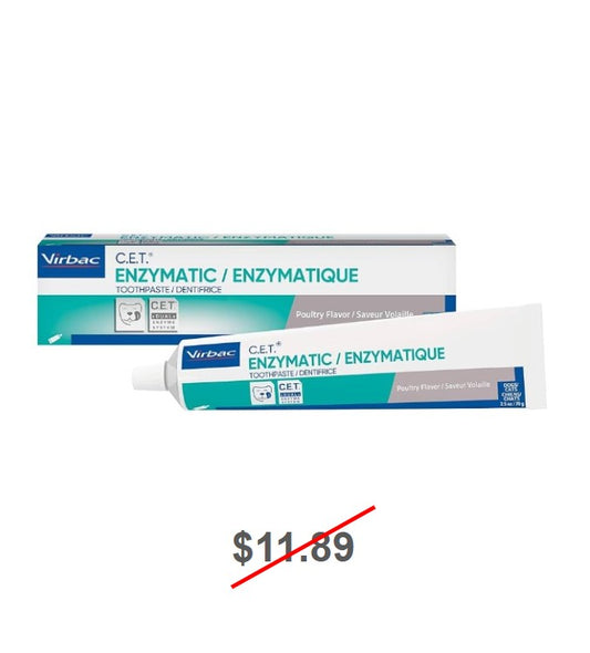C.E.T. Enzymatic Toothpaste, Poultry Flavor, 2.5oz
