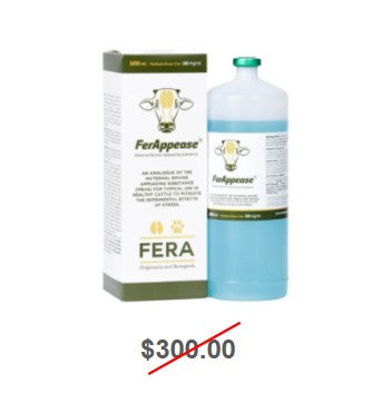 FerAppease Maternal Bovine Appeasing Substance (MBAS) 100mg/mL, 1000mL