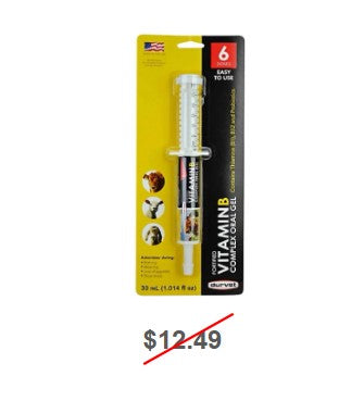 Fortified Vitamin B Complex Oral Gel, 30mL