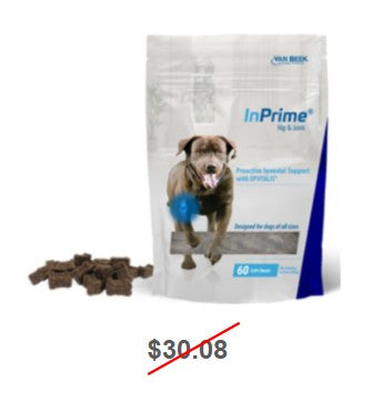 InPrime Hip and Joint Soft Chews for Dogs of All Sizes, 60 Count