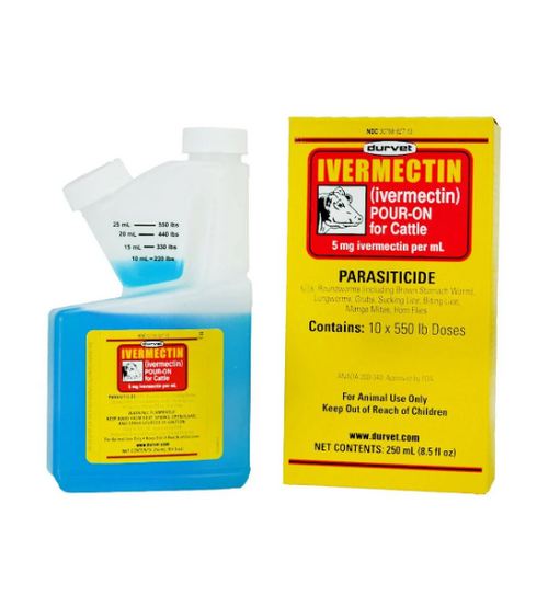 Ivermectin Pour-On for Cattle, 250mL