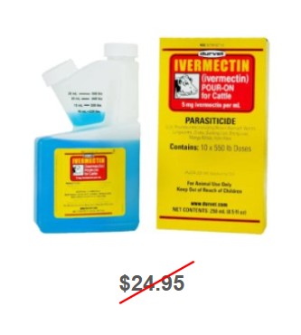 Ivermectin Pour-On for Cattle, 250mL