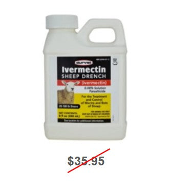Ivermectin Sheep Drench 0.08% Solution, 240mL