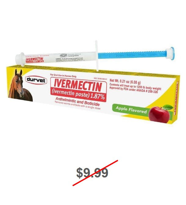 Ivermectin Paste, Anthelmintic and Boticide, 6.08gm