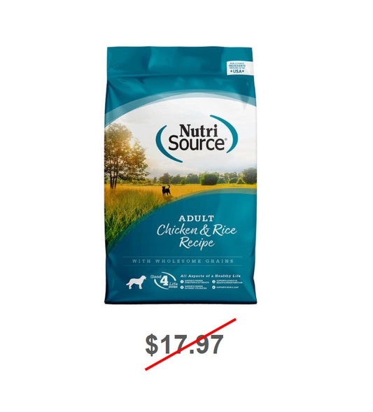 NutriSource Dog Food (Adult Chicken & Rice) 4lb