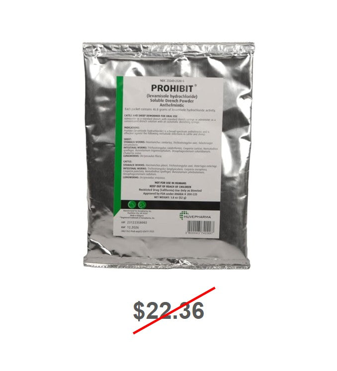 Prohibit Soluble Drench Powder, 52gm