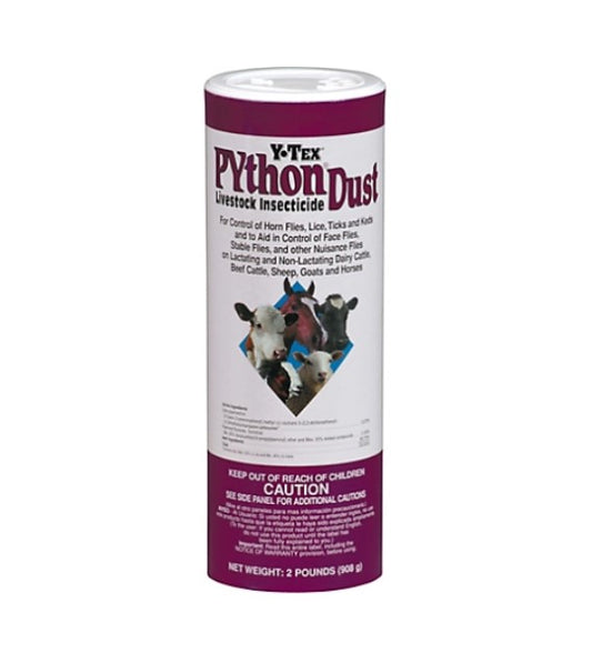 Python Dust, Livestock Insecticide, 2lb