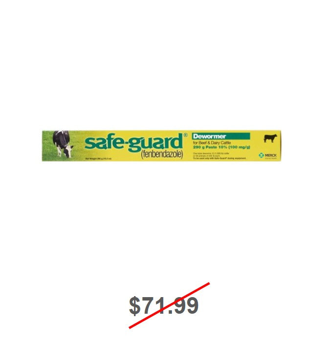 Safe-Guard Dewormer for Beef and Dairy Cattle, 290gm