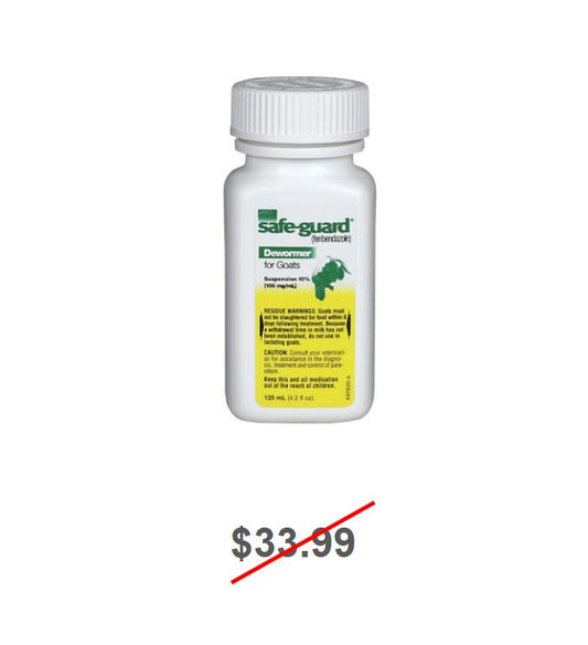 Safe-Guard Dewormer for Goats, 125mL