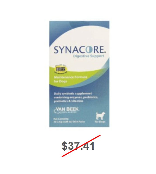 Synacore Digestive Support, Maintenance Formula for Dogs, 30 Stick Packs