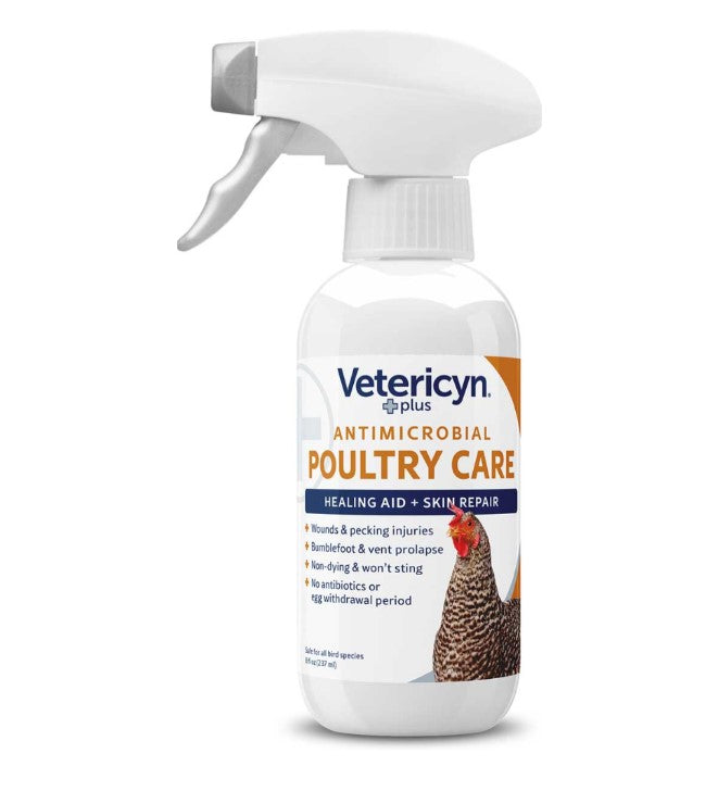 Vetericyn Plus Antimicrobial Poultry Care Spray, 8oz