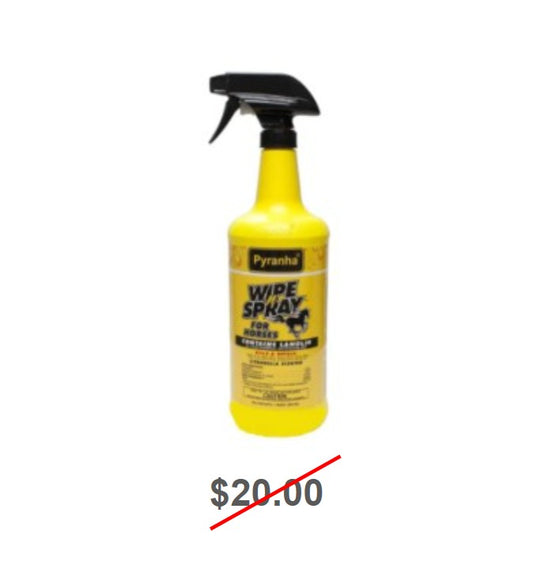 Wipe N' Spray Insect Repellent for Horses, 32oz